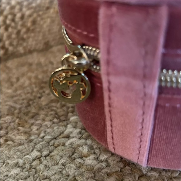 Spartina 449 Elegant Pink Velvet Jewelry Box EUC!! - Picture 7 of 15